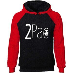 Stay Cozy in Style – Tupac Unisex Pullover Raglan Hoodie